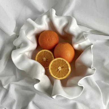 Obstschale in Wellenform